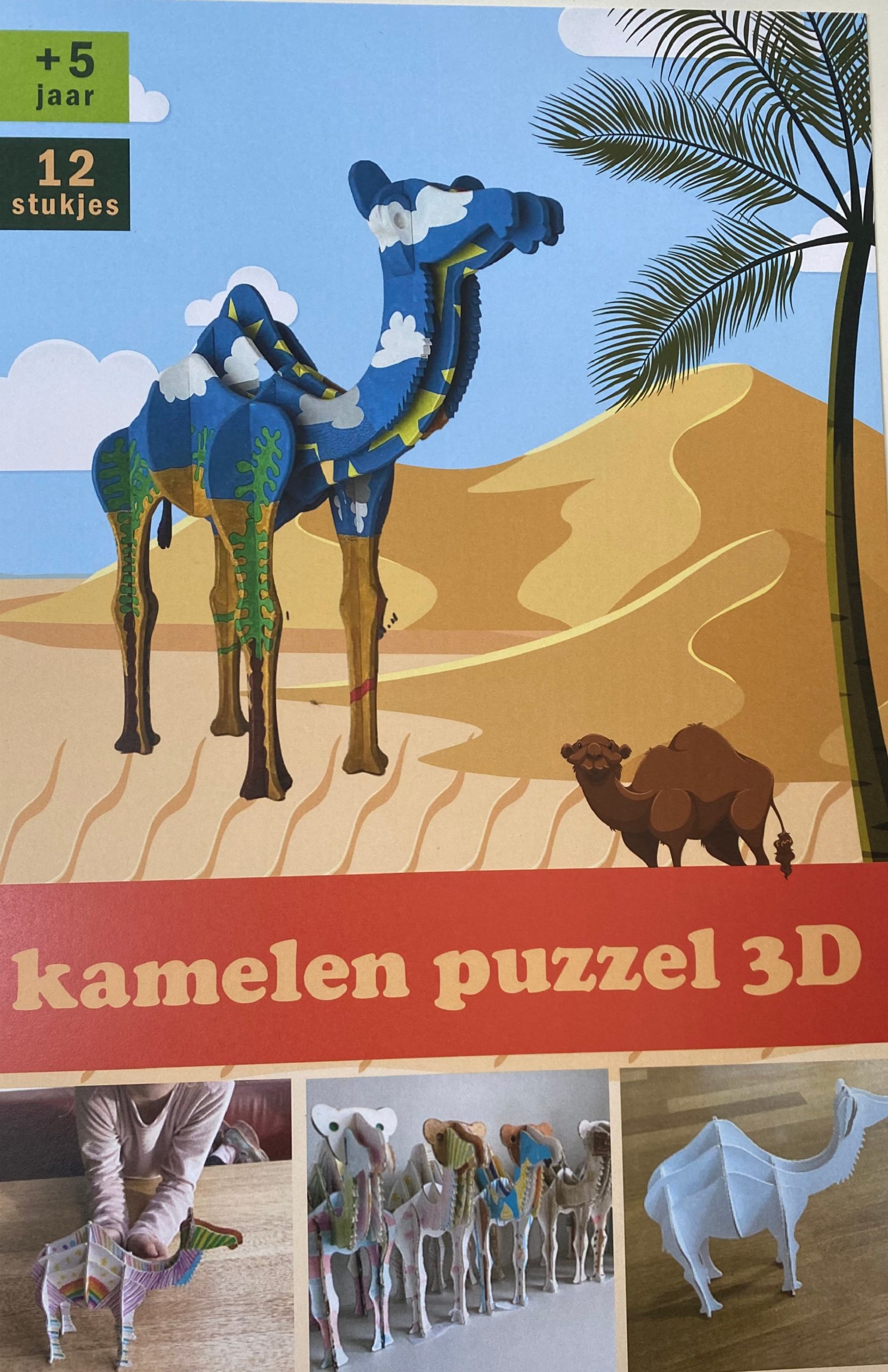 voorkant verpakking knutselkameel